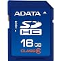 A-DATA 16 GB SDHC Class 6 Flash Memory Card 16GSDHC6 (Blue)