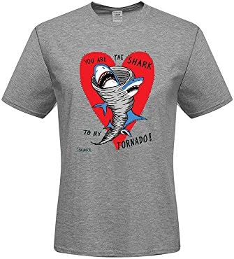 Sharknado Men's T-shrits, DIY Sharknado 100% Cotton Crew Neck T-Shirt (XX-Large)