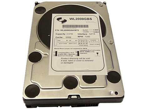 White Label 2 Terabyte 2TB 64MB Cache 7200RPM SATA300 Hard Drive Brand New- w/ 1 yr warranty