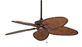 Fanimation FP7500RS Windpointe Five Blade Rust Tropical Ceiling Fan 52 Blade Span