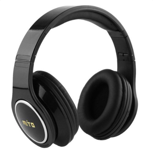 MiTO Wireless Stereo Bluetooth Circumaural Universal hand-free Headset Headphone (Black)