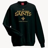 New Orleans Saints Black Critical Victory Crewneck Sweatshirt