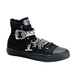 Black Canvas High Top Sneakers MENS SIZING Gothic Shoes