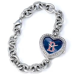 MLB Women's MH-BOS Heart Collection Boston Red Sox Watch
