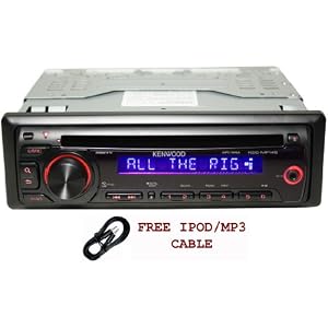 Brand NEW Kenwood Kdc-mp145 50x4 CAR Cd/mp3 Receiver with Front Aux Input + Built in Equalizer, Sub Pre-amp Output, Low Pass Crossover **Free $20.00 Mp3/ipod Connector Cable**