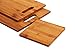 Kitchen Cutting Board - Bamboo Cutting Boards - 3 Piece Set - Organic Eco Friendly Wood Cutting Board & Serving Board - For Meat, Vegetables, Fruit & Cheese