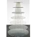 * FREE DELIVERY* 7 Tier Round Clear Acrylic Stencil Party Cupcake Stand from Wedding Acrylics
