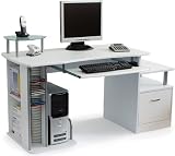 Produkt-Bild: Premium-Computertisch "Phillip" weiss