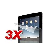 G5 Online Pack of 3 Apple iPad LCD Screen Protector Guards + Free Shipping