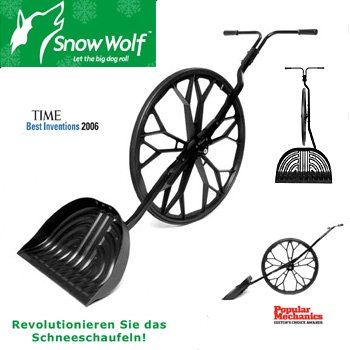 Snow Wolf Schneeschieber - Schneeschaufel - Schneeschippe