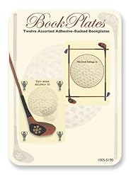 Vintage Golf - Set of 12 Assorted Adhesive Bookplates