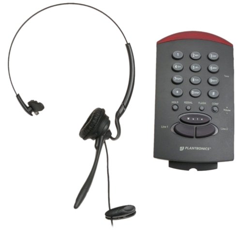 Plantronics T20 Corded 2-Line ConverConvertible Headset Telephone