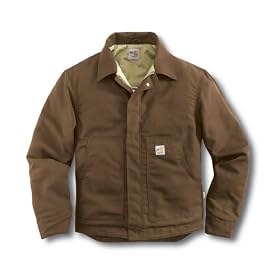 Carhartt Mens Flame-Resistant Midweight Canvas Dearborn Jacket - Quilt Lined - 49850