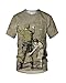 Banksy Girl Searching Soldier In Bethlehem Men's Fashion T Shirt, White, S