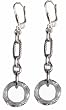 Cosmic Ring Clear Dangle Earrings