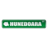  HUNEDOARA ST  STREET SIGN CITY ROMANIA