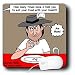 Londons Times Famous People Places Books Cartoons - CAPTAIN HOOK THE YOUNGER YEARS - Mouse Pads