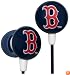 Zeikos iHip MLF10169BS MLB Boston Red Sox Printed Ear Buds, Blue/Red