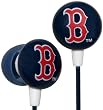 iHip MLF10169BS MLB Boston Red Sox Printed Ear Buds, Blue/Red
