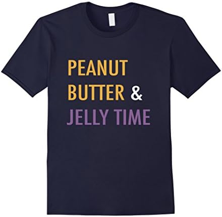 Men's Peanut butter &amp; jelly time shirt XL Navy