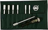 Wiha 10892 Interchangeable Blade Screwdriver Set, Metric Nut, ESD Safe, 8 Piece [並行輸入品]