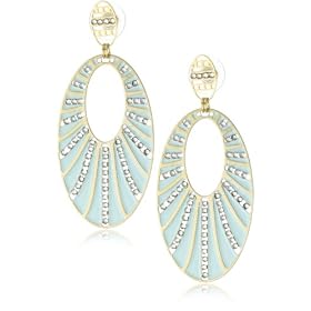 pink pearl chandelier earrings LK Designs  Breeze Yellow and 