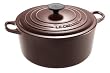 Le Creuset Cast Iron Round Casserole, Mocha, 24 cm