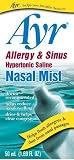 Ayr Allergy Sinus, Hypertonic Saline Nasal Mist 1.69 fl oz Ayr Allergy Sinus, Hypertonic Saline Nasal Mist 1.69 fl oz