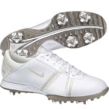 Nike 2010 Ladies Air Dormie Golf II Shoes, White/White, 8.5 W