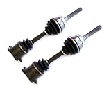 DTA NI83868386 front Left Right Pair - 2 New Premium CV Axles (Drive Axle Assembly)