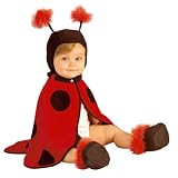 Lil' Ladybug Caped Cutie Costume: Baby's Size Birth - 9 Months