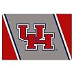 University of Houston Rug - Red/ Blue (Rectangle)
