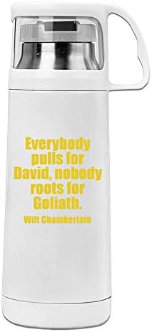 Starbks Everybody Pulls For David Quotes Stainless Steel Vacuum Insulated Water Bottle White
