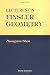 Book Lectures on Finsler Geometry