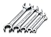 SK 386 SuperKrome 1/4-to-7/8-Inch 15-Degree 6-Point Offset Flare Nut Wrench Set, 5-Piece