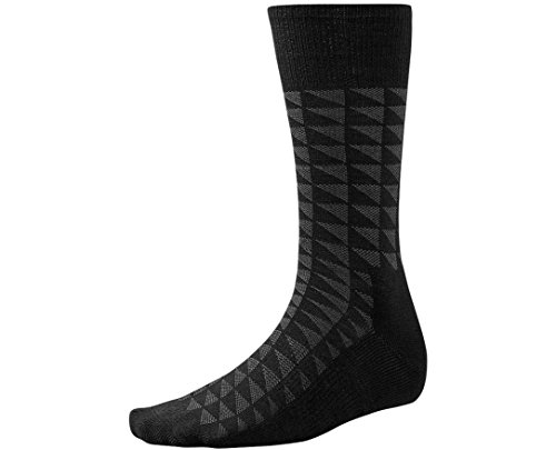 Smartwool Men's Triangulate Crew Socks (Black) Large - Past Season