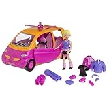 Polly Pocket Heli-car-pter Helicarpter Pink and Orange