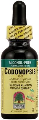 New - Nature's Answer Alcohol Free Codonopsis - 1 oz
