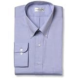Van Heusen Tallman Dress Shirt- Pinpoint Solid Button Down Collar