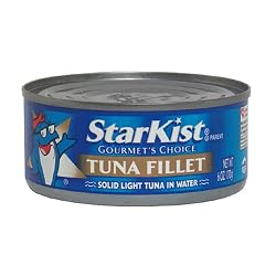 Starkist Gourmet's Choice Tuna Fillet, Solid Light Tuna in Water, 6-Ounce Cans (Pack of 12)