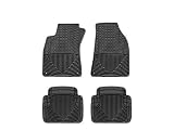 Audi A6 WeatherTech Classic Premium Rubber Mats 2006-2007 Black 1st/2nd Row