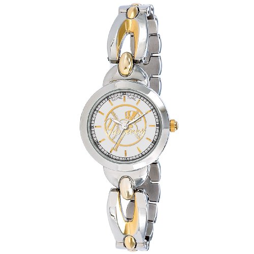 MLB Women's ME-NY5 Elegance Series New York Yankees Top Hat Watch