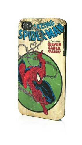  Performance Designed Products IP-1409 Marvel Amazing Spiderman Clip Case for iPhone 4 - 1 Pack - Retail Packaging - Assorted