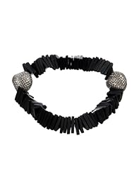 Handmade 5.42ct Diamond Cord Beads Bracelet Jewelry