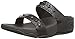 FitFlop Women's Biker Chic Slide Dress Sandal, All Black, 9 M US