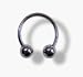 This is a 14 gauge 3/8 surgical steel circular barbell that can be worn in any navel, nipple or ear piercing.