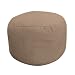 Soft Suede Luxe Bean Bag  Bigfoot Footstool, Peat