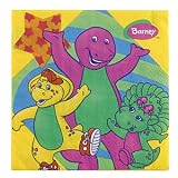 Party Supplies - Barney Dance Napkins (16)