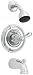 Delta 1460-717 Botanical Single-Handle Tub and Shower Faucet, Chrome