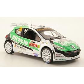 Peugeot 207 S2000, No.16, Structo, IRC Rally Ypern, 2009, Model Car, Miniature d�j� mont�e, IXO 1:43
